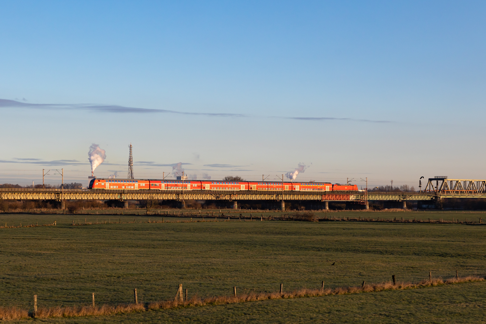 Regional Express RE 9 Nach Bremen bei Dreye. 1.3.23