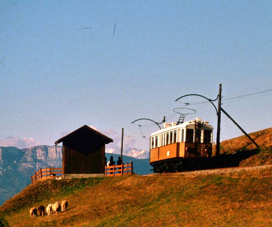Rittner Bahn im Herbst 1985. Ort leider unbekannt