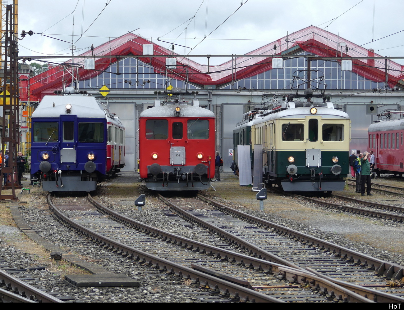 SBB - Bahn-Fest mit Diversen Loks und Triebwagen bei SBB Historic im Depot Olten am 27+28.08.2023
