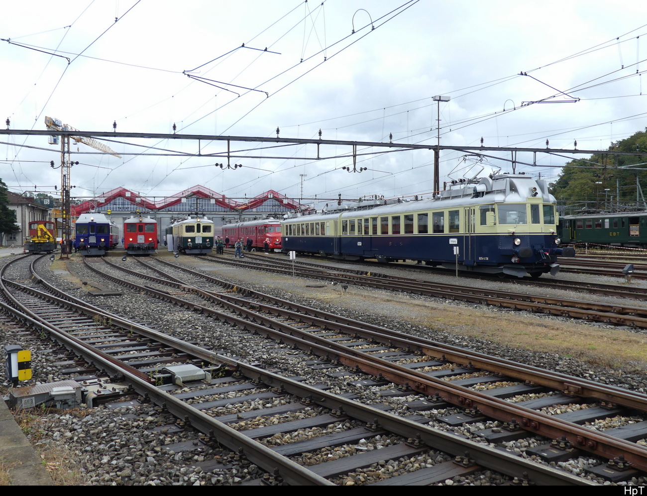 SBB - Bahn-Fest mit Diversen Loks und Triebwagen bei SBB Historic im Depot Olten am 27+28.08.2023