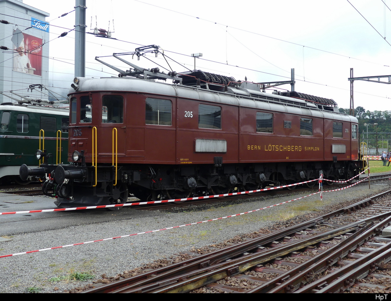 SBB - Bahn-Fest zu Besuch die BLS  Ae 6/8  205 im Depot Olten am 27+28.08.2023