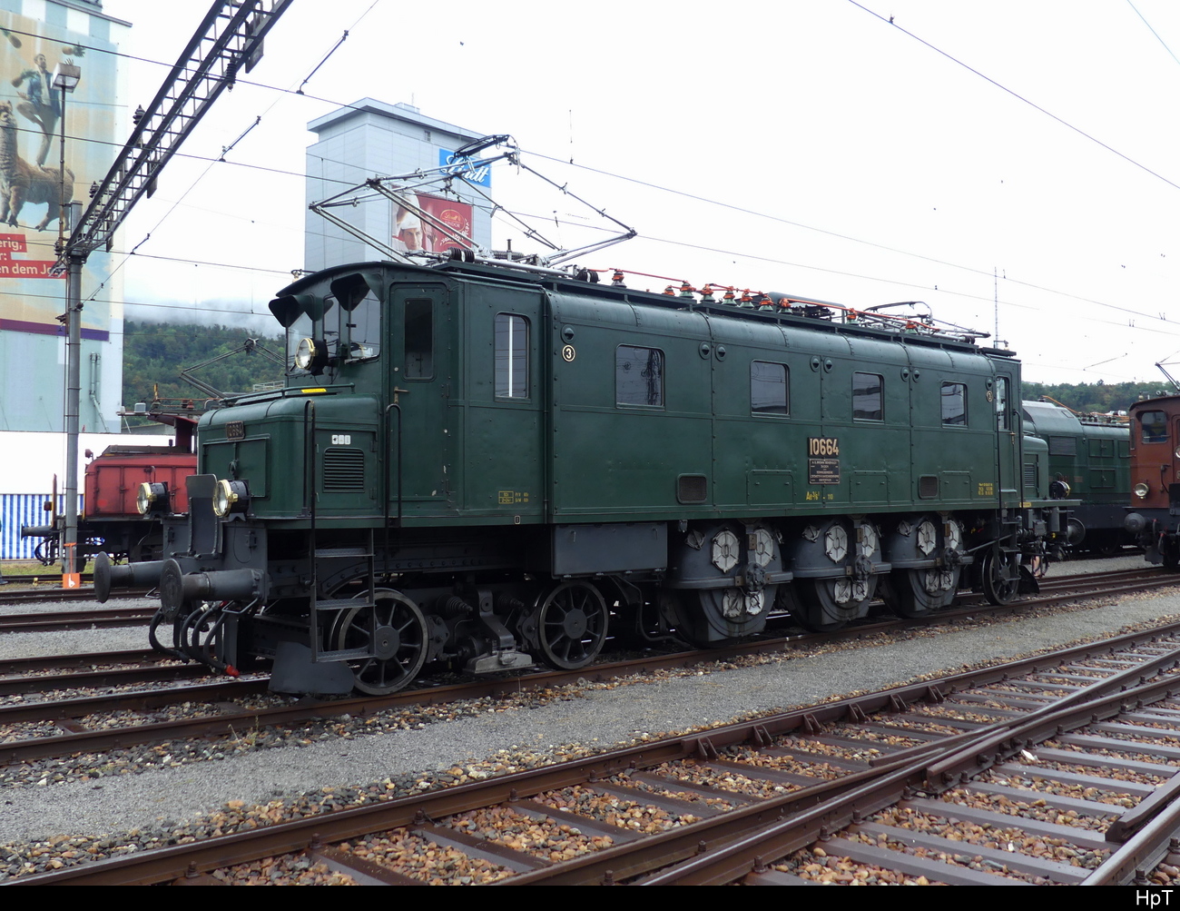 SBB - Bahn-Fest zu Besuch die Ae 3/6 10664 im Depot Olten am 27+28.08.2023