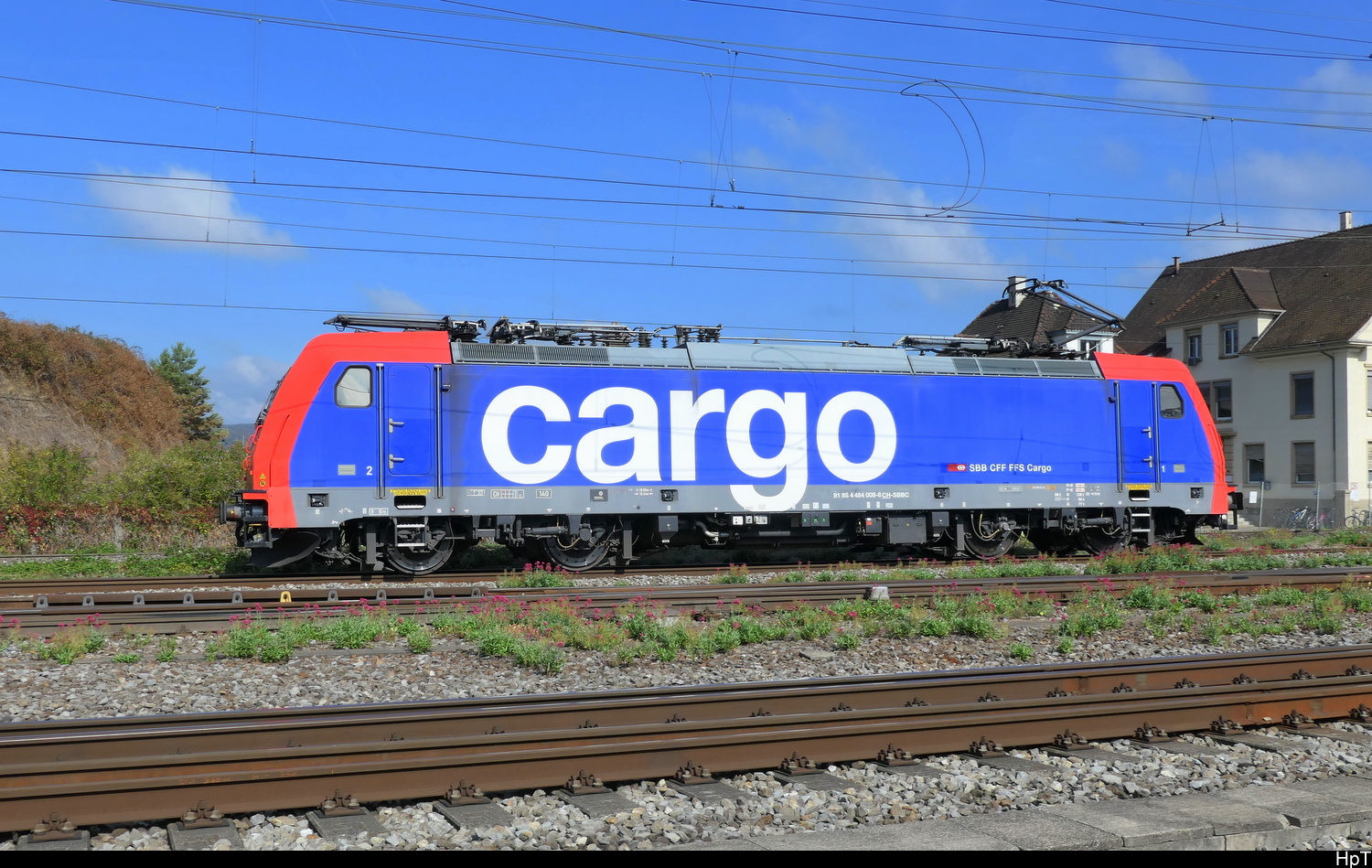 SBB - Lok 484 007-0 unterwegs in Pratteln am 02.10.2026