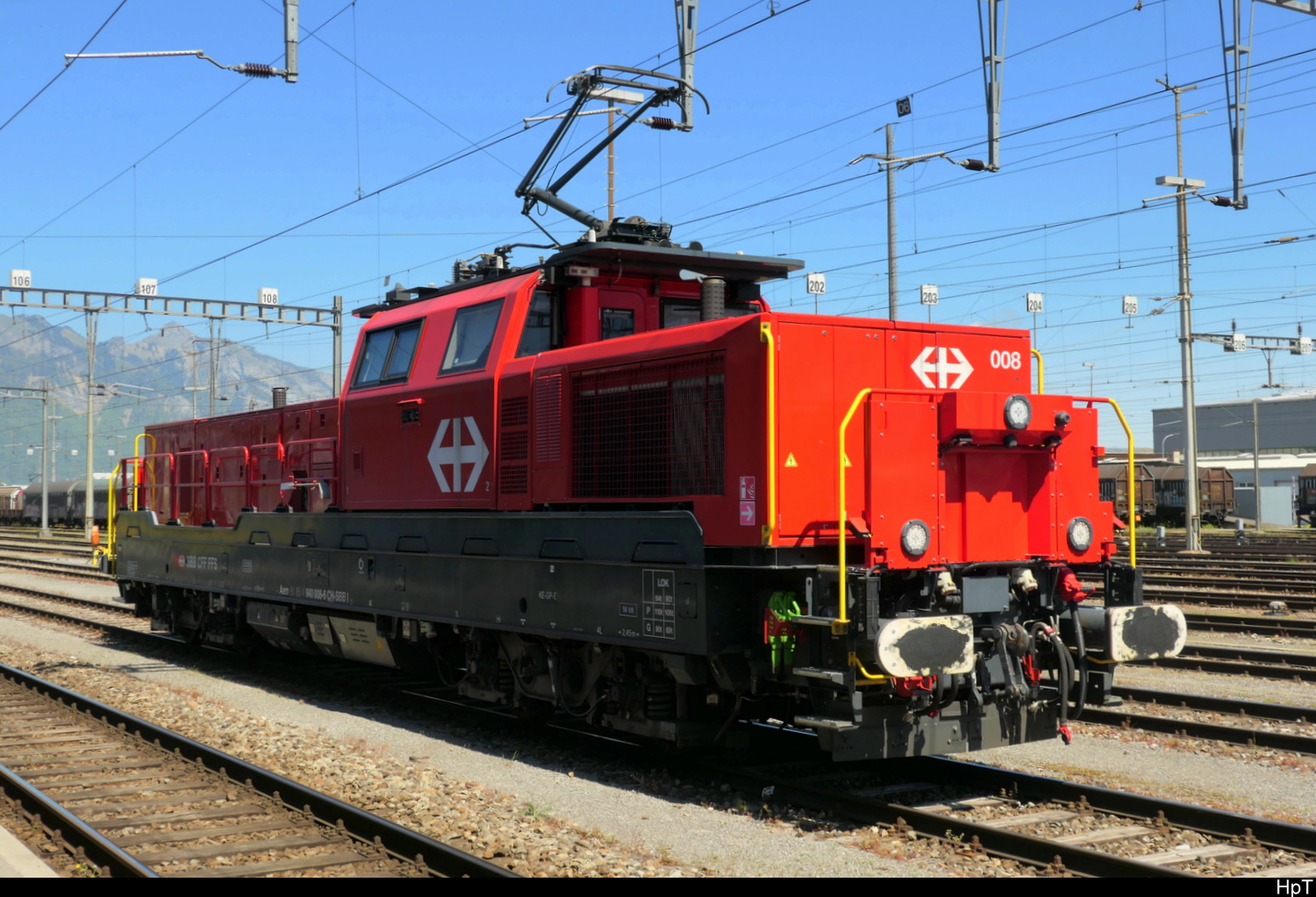 SBB - Lok Aem 91 85 4 940 008-6 abgestellt in Buch/SSG am 30.04.2026