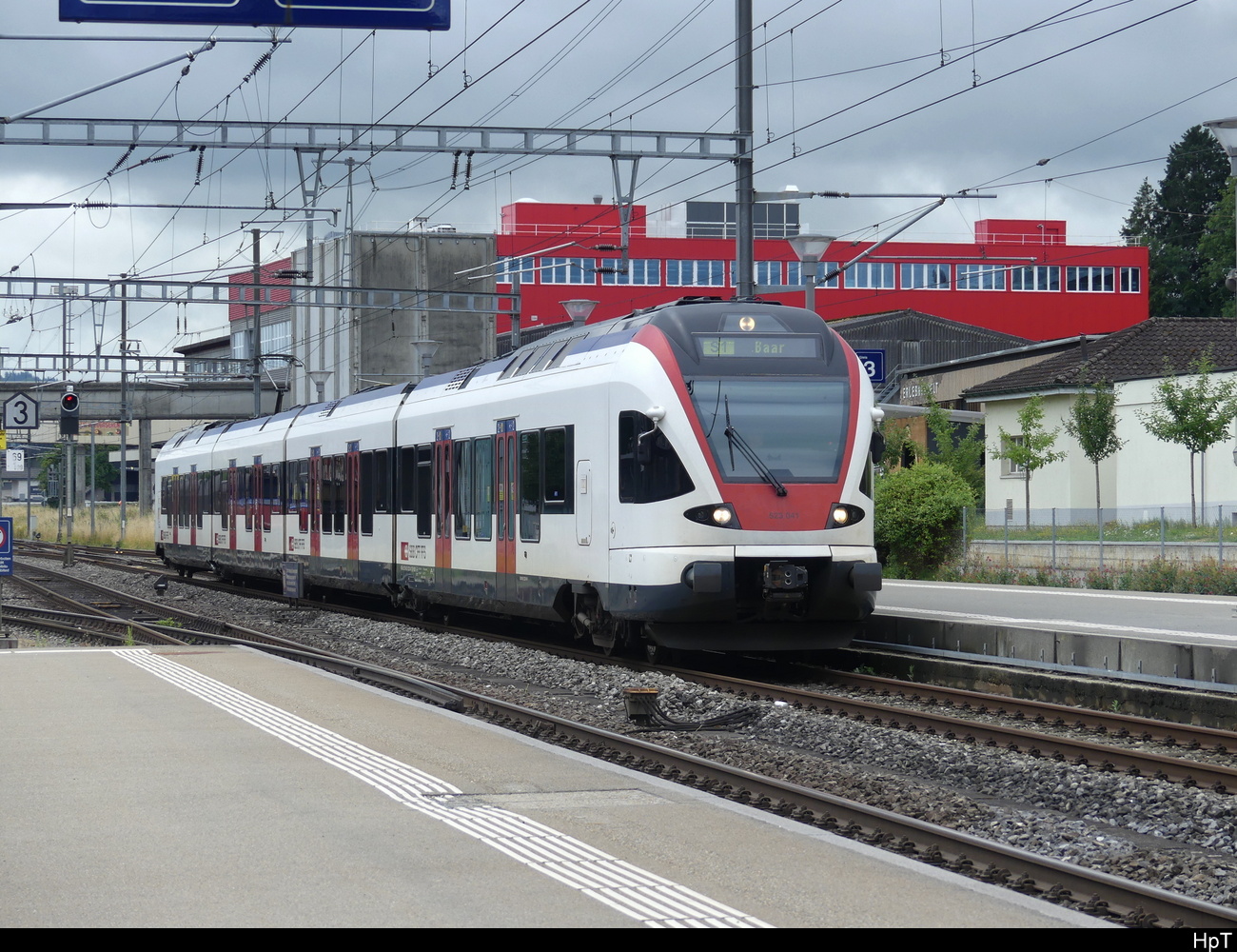 SBB - RABe 523 041 im Bhf. Sursee am 16.07.2023