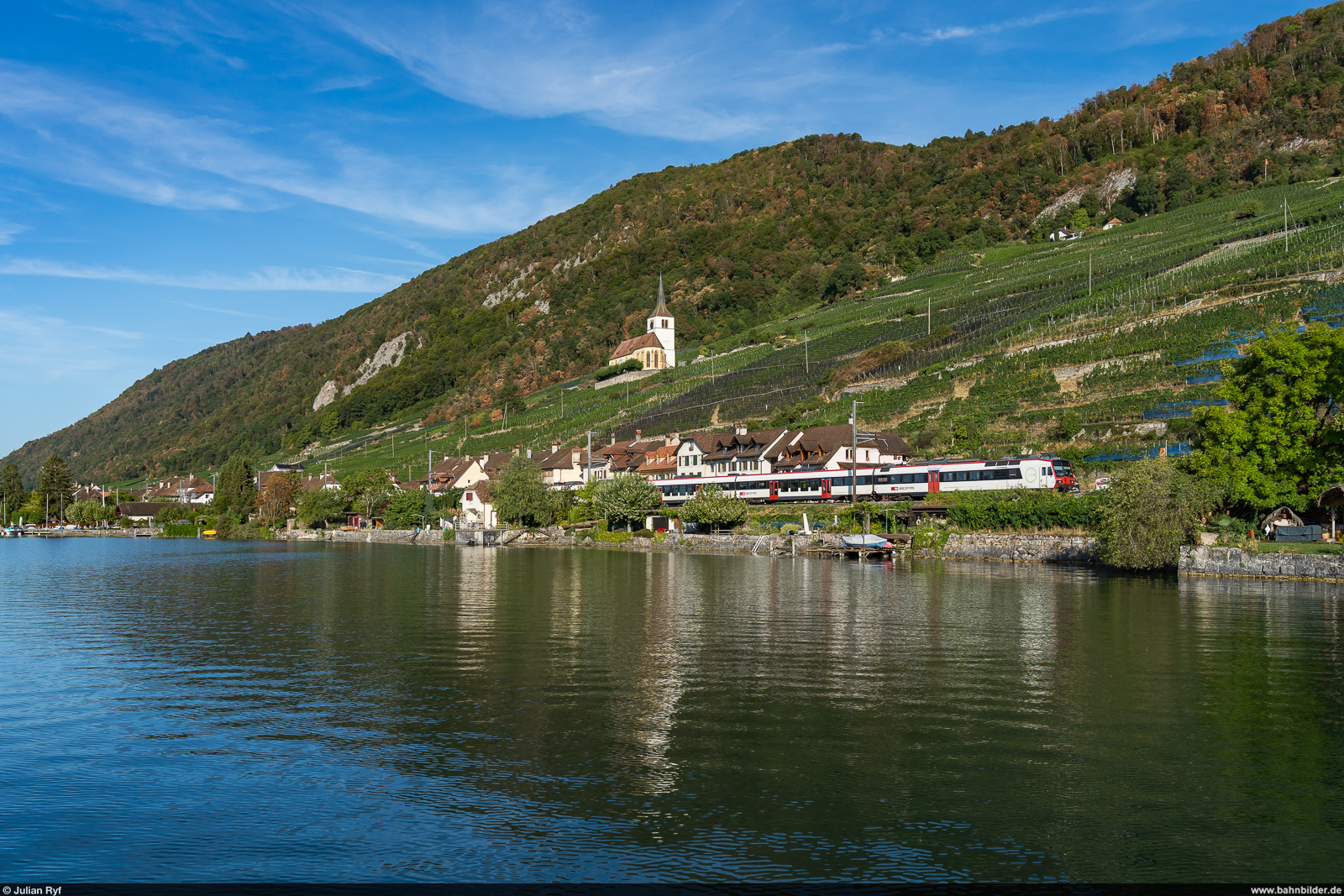 SBB RBDe 560 / Ligerz, 19. August 2026<br>
Regio Yverdon-les-Bains - Biel/Bienne