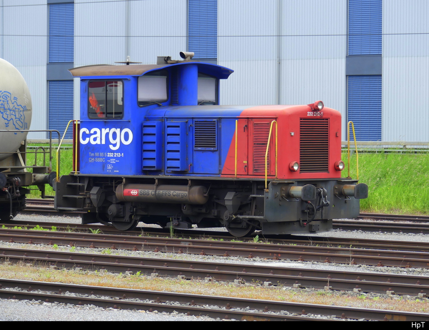 SBB - Tm 232 212-1 abgestellt in Delémont am 2024.05.01