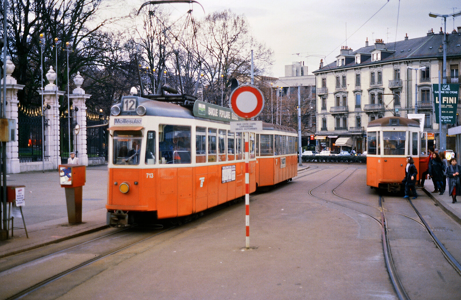 Schweizer Standardwagen der Genfer Straßenbahn (Be 4/4)
Datum: 20.02.1988
