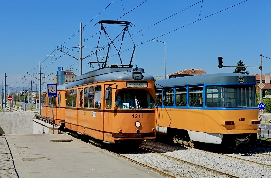 Sofia 4211 + 4282, Boulevard Botevgradsko Shose, 26.04.2017.