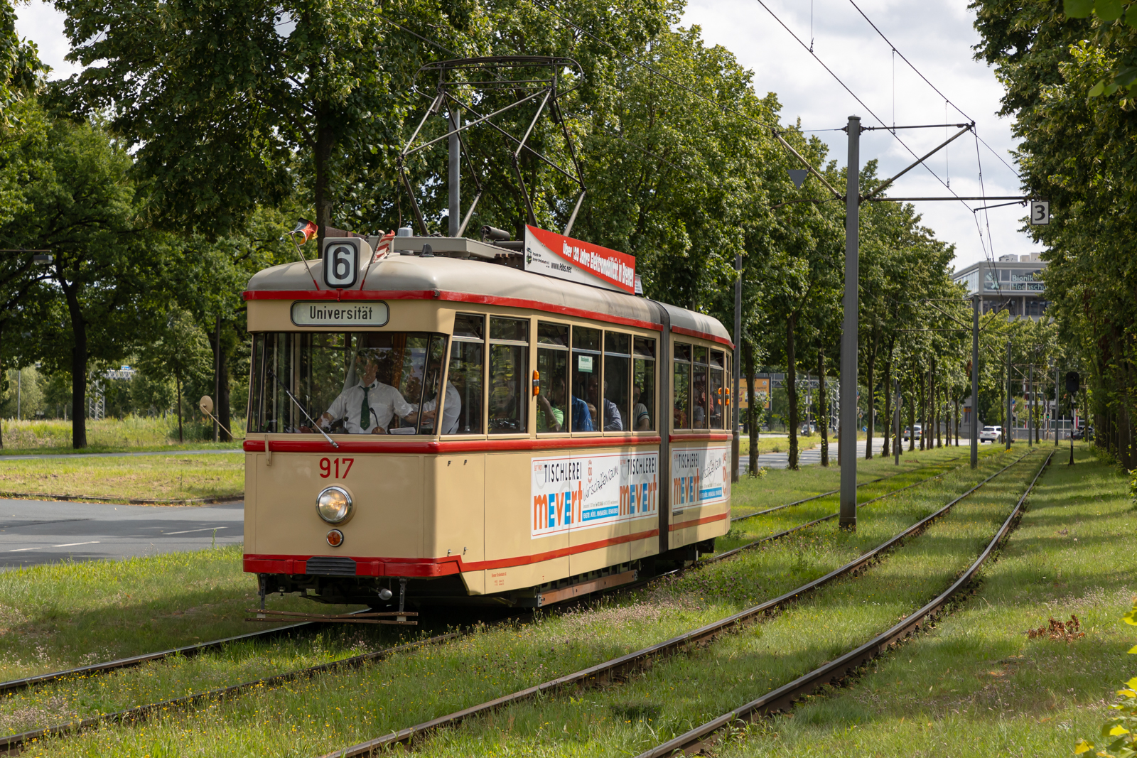 Triebwagen 917 der Freunde der Bremer Straßenbahn e Bahnbilder.de