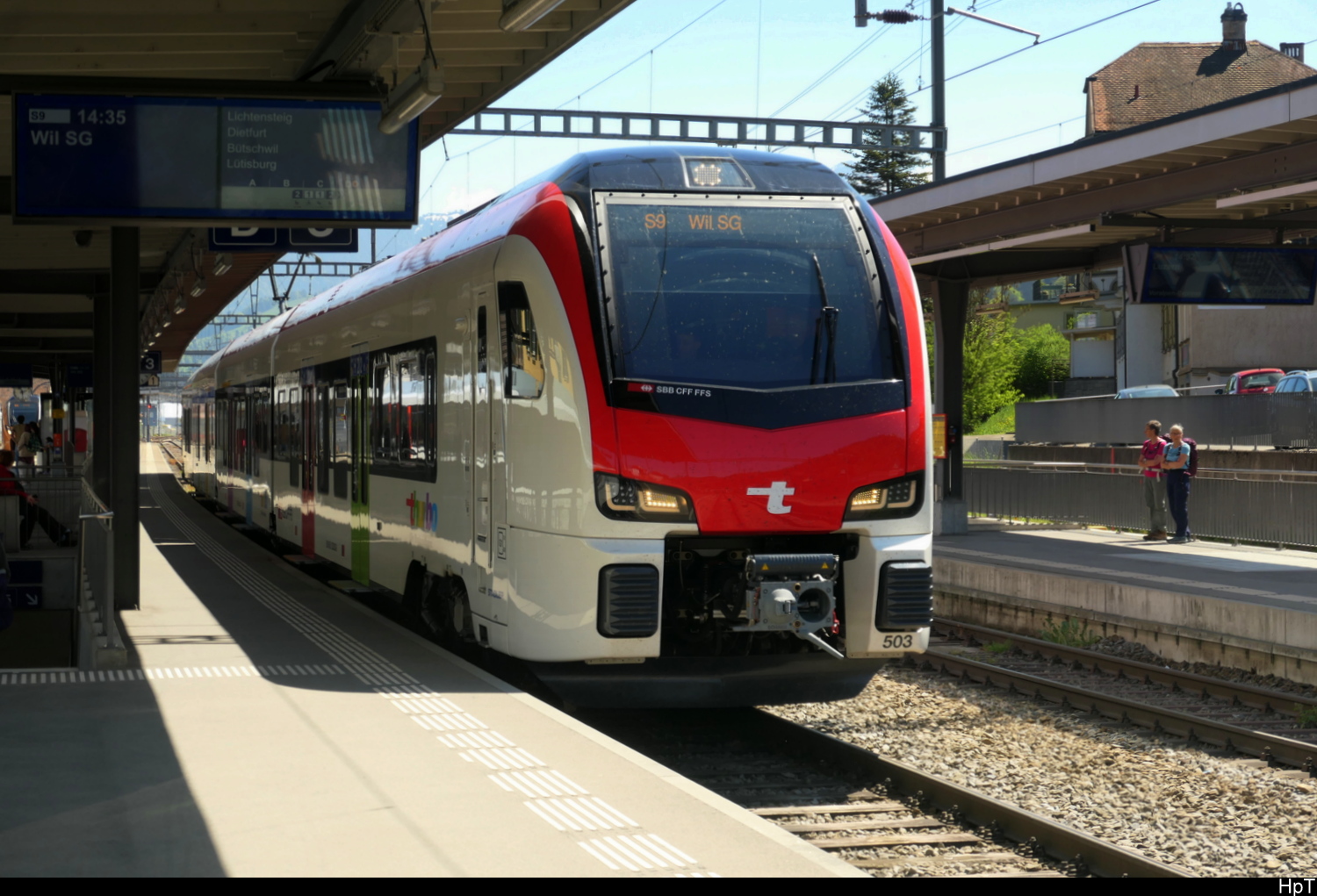 Turbo / SBB - RABe 533 503-4 im Bahnhof Wattwil am 30.04.2026