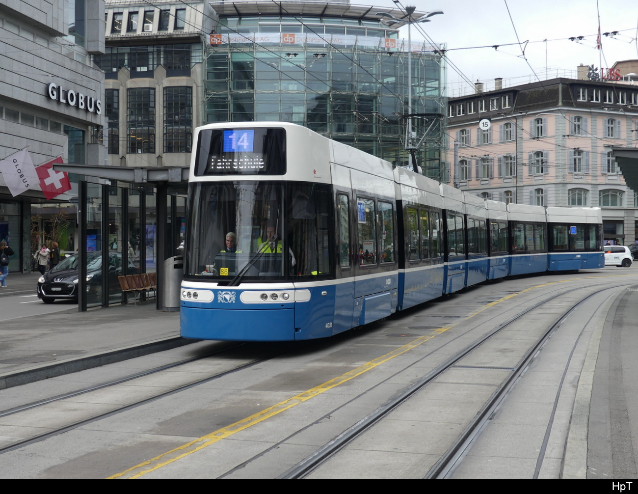 VBZ - Be 6/8 4031 unterwegs in der Stadt Zürich am 20.04.2023