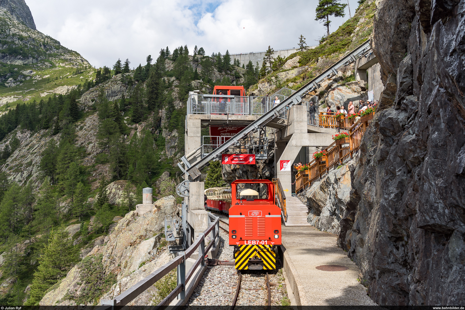 Verticalp Emosson LEB7-01 & Minifunic / Pied du barrage, 19. Juli 2026