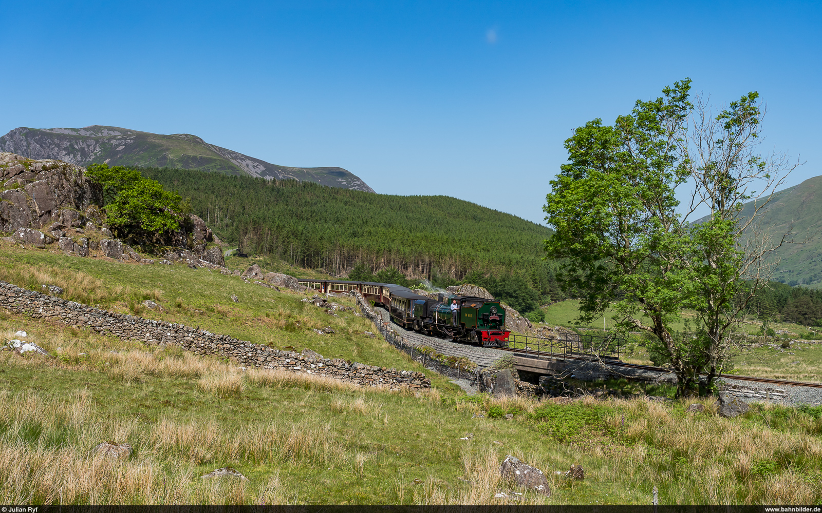 Welsh Highland Railway NG G16 No. 143 / Rhyd Ddu, 26. Mai 2026<br>
 The Harbourmaster  Porthmadog - Caernarfon