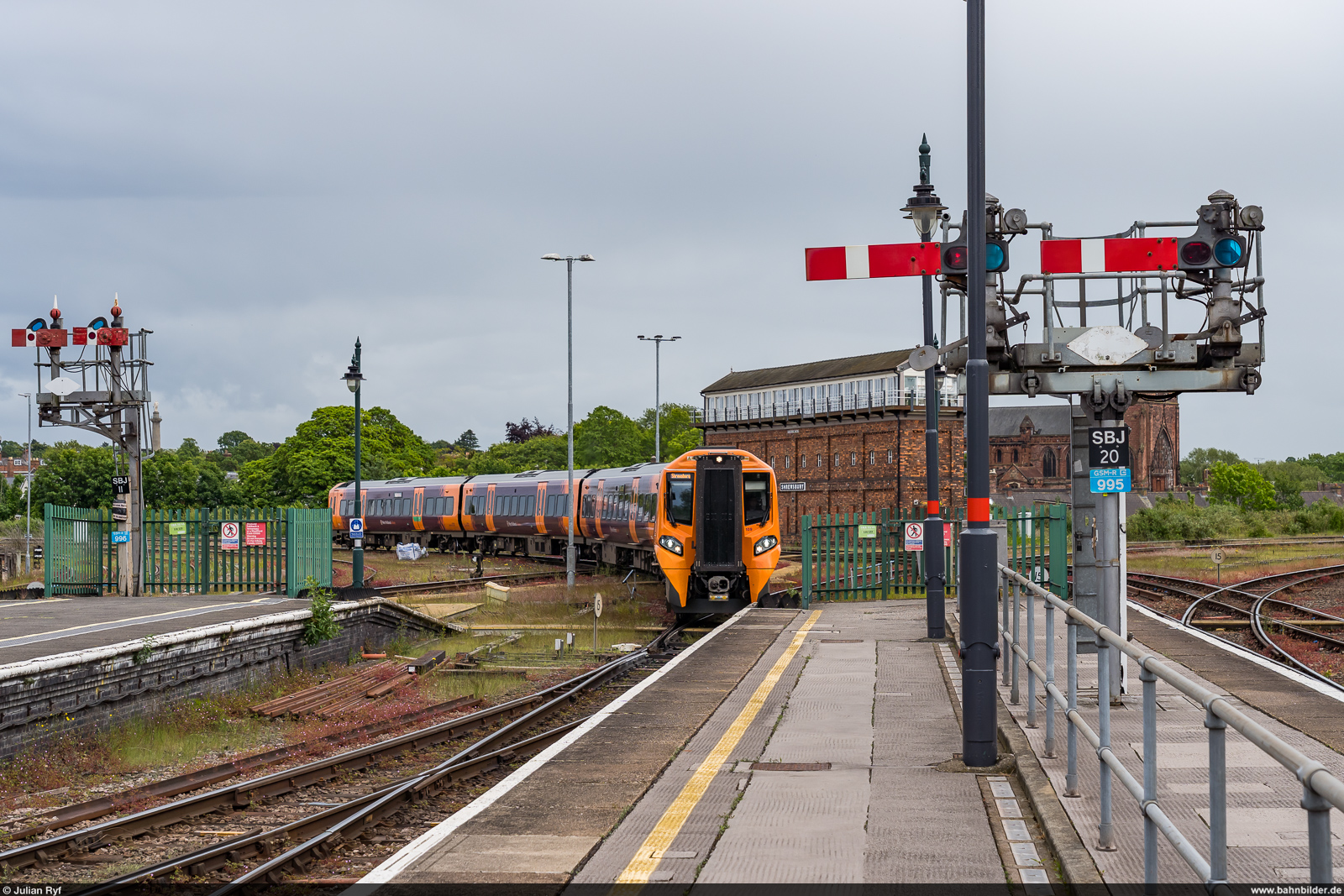 West Midlands Railway 196 109 / Shrewsbury, 18. Mai 2026<br>
Birmingham New Street - Shrewsbury