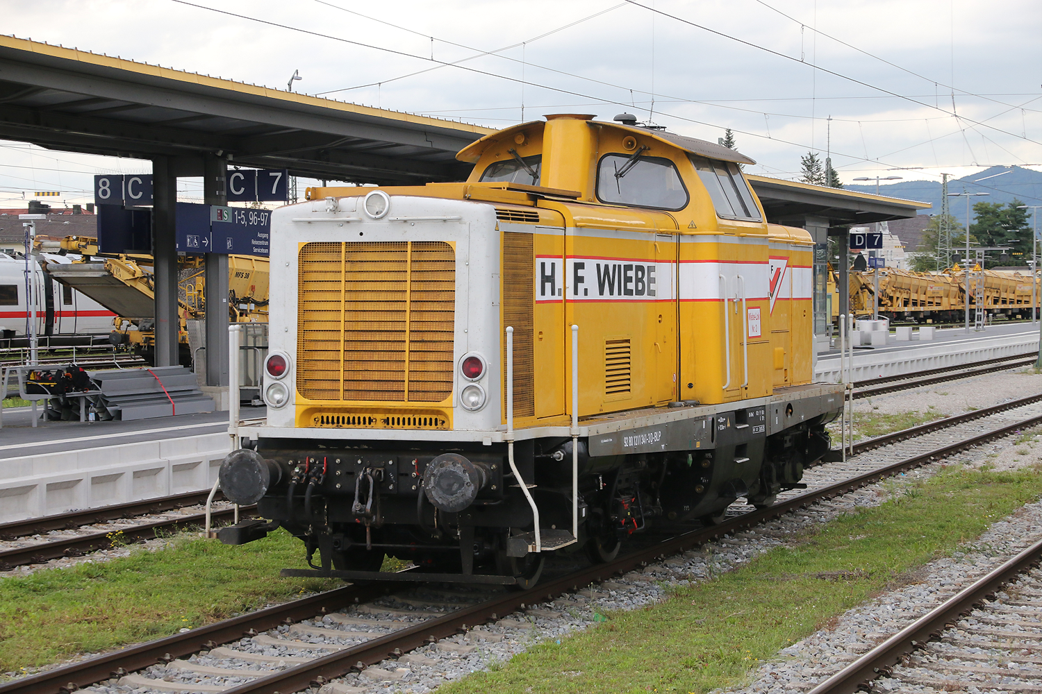 Wiebe Logistik 92 80 1212 107-7 D-BLP // Freilassing // 4. August 2025