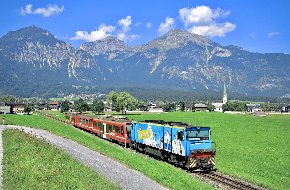 Zillertalbahn D14, Strass im Zillertal, D142, 23.08.2024.
