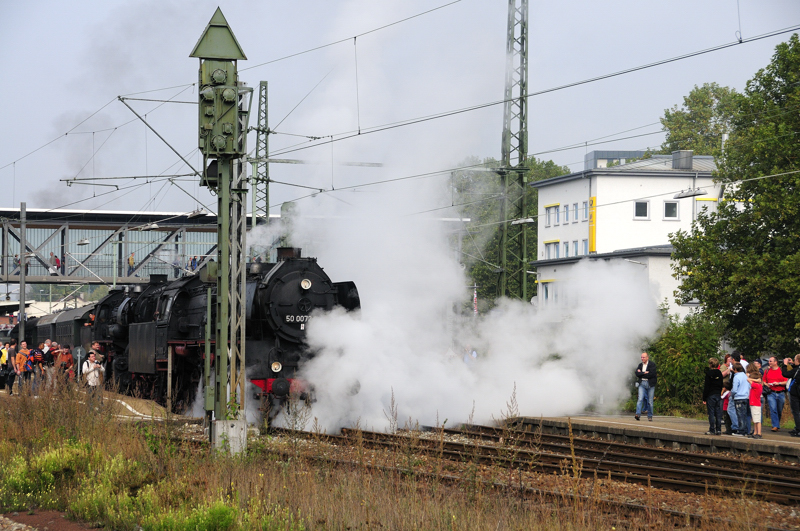 ... Eingenebelt... (so gesehen whrend den Mrklin-Tagen in Gppingen am 19.09.2009).