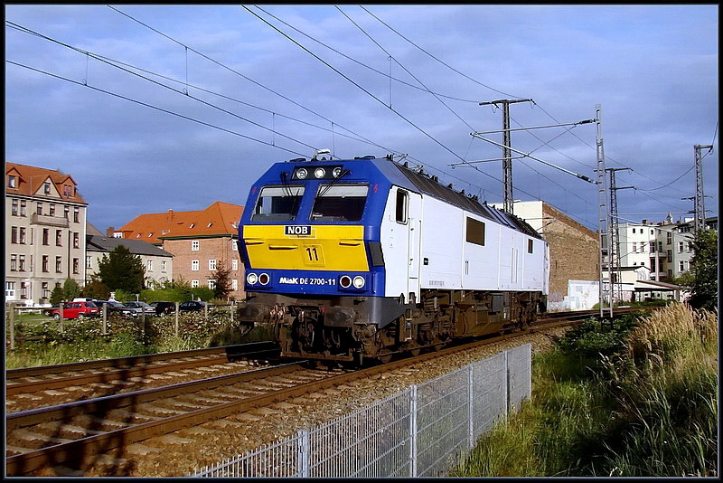  -NOB 11- verl�sst Stralsund in Richtung Rostock. am 30.09.09