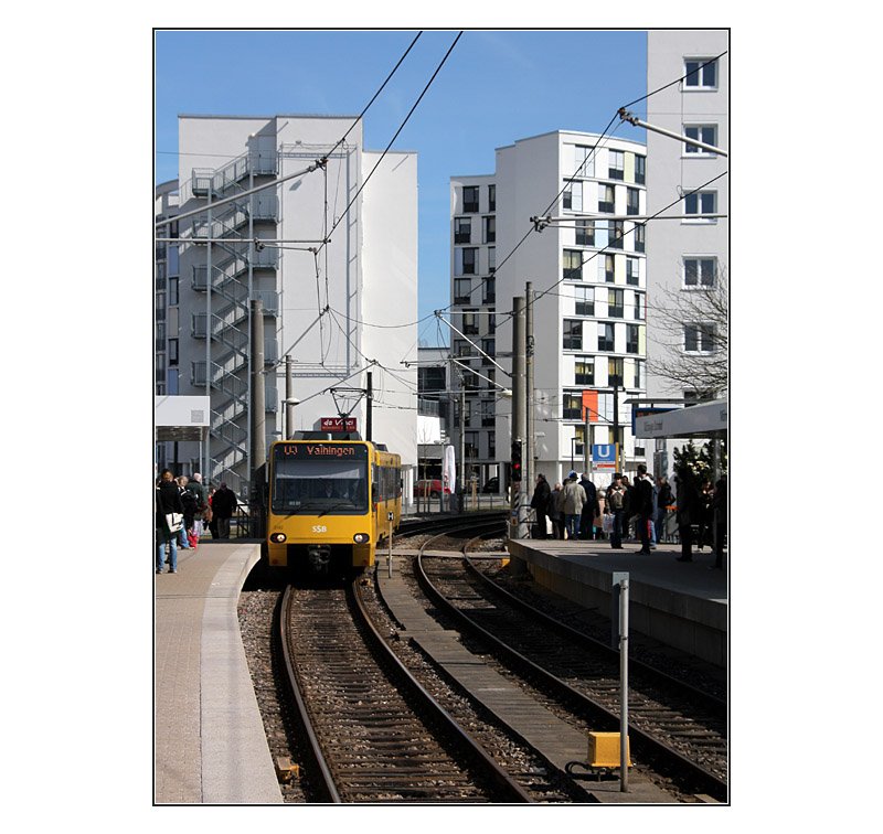 . Wandel in Möhringen -

Das Umfeld um die Bahn hat sich in den letzten Jahren hier am Bahnhof Möhringen gewaltig verändert: Neue Wohnhochbauten prägen hier jetzt das Bild. 

18.03.2009 (M)