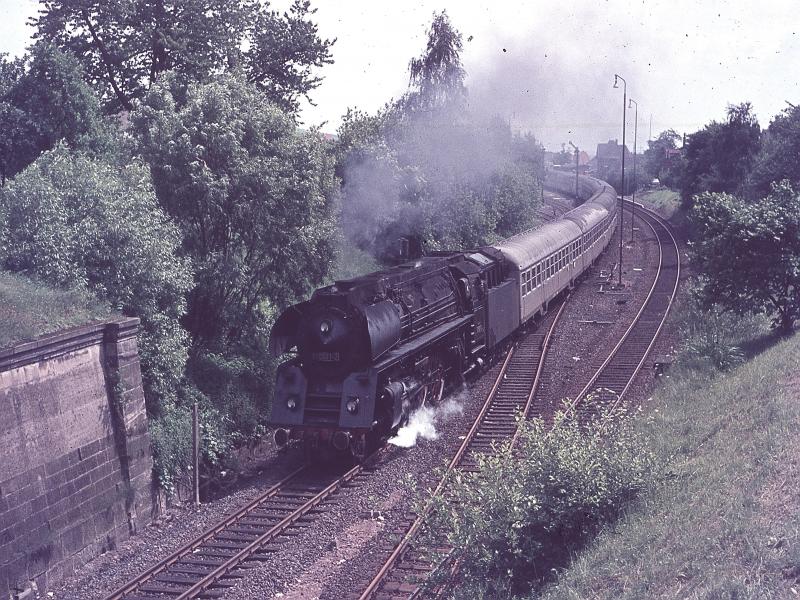 01/5 kurz vor dem H�nebach Tunnel strecke Erfurt-Bebra