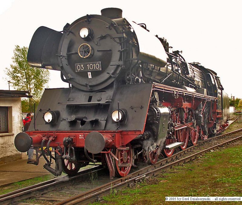 03 1010 beim Eisenbahnfest im BW-Weimar
