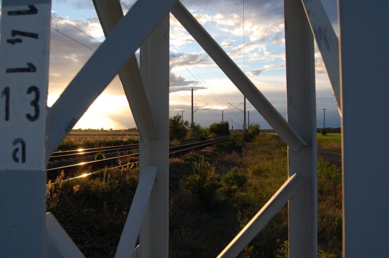 04.09.2007 Abenddmmerung zwischen Wahrenbrck und Falkenberg/E.
