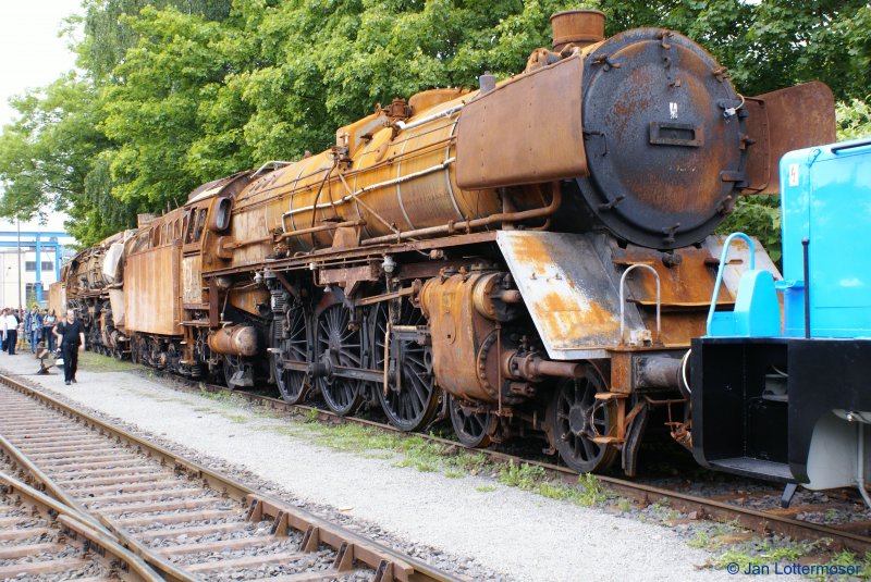 06.09.2008. Br 01 150 bei den Meininger Dampflok Tagen 2008.