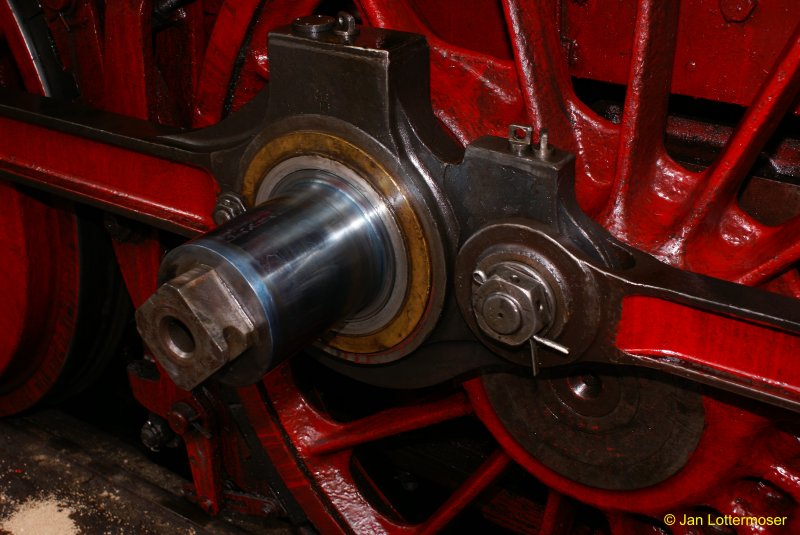 06.09.2008. Detailaufnahme einer Br 41. Aufgenommen bei den Meininger Dampflok Tagen 2008.