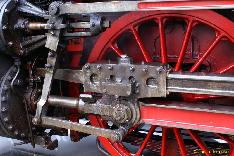 06.09.2008. Detailaufnahme von Br 65 1049-0 bei den Meininger Dampflok Tagen 2008.