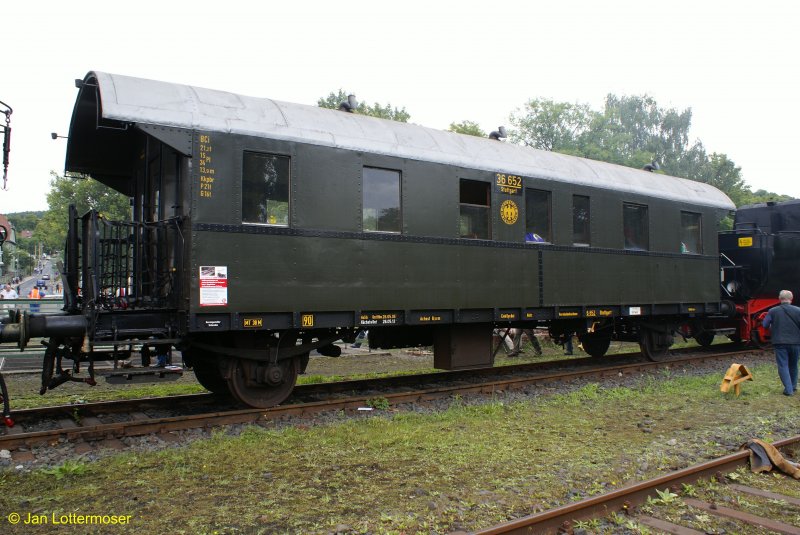 06.09.2008. Eine sehr sch�n erhaltene Donnerb�chse bei den Meininger Dampflok Tagen 2008.