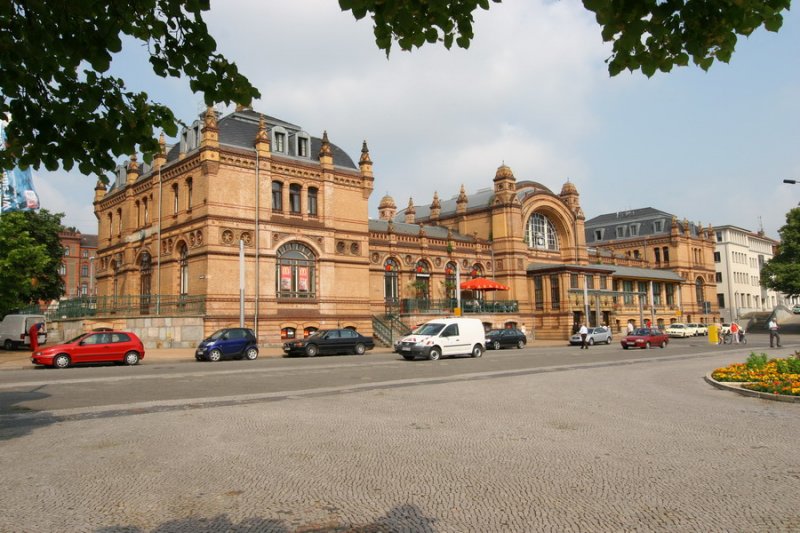 07.07.2006 Hbf. Schwerin mit Gruntalplatz
