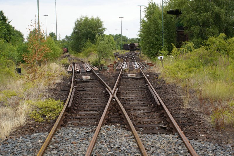 07.07.2008. Zwei alte Gleisbremsen.