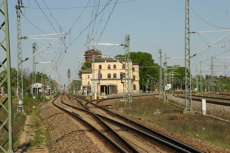 09.05.2006 Bf. Hagenow Land links Schweriner und rechts Ludwigsluster Seite