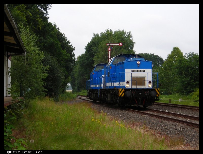 100 SP007 und SP010 kurz vor Hodenhagen