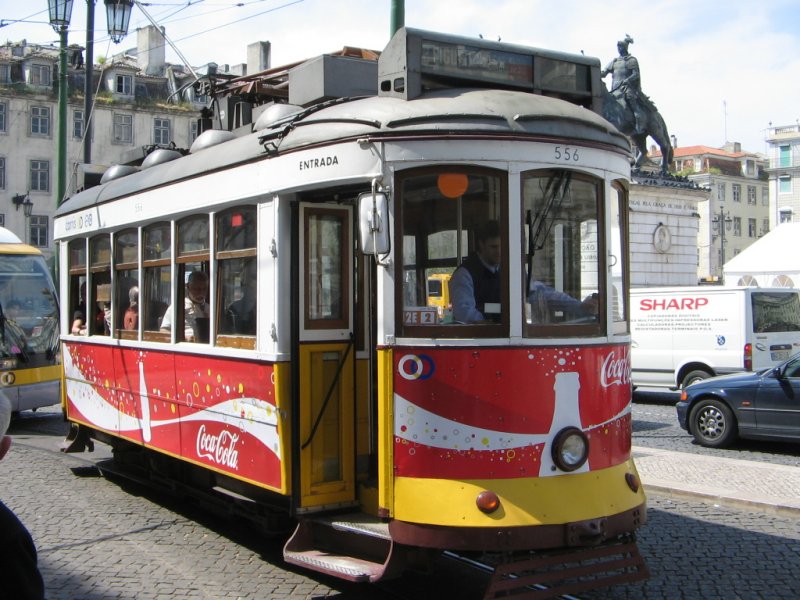 10.04.07,Straenbahn Lissabon.