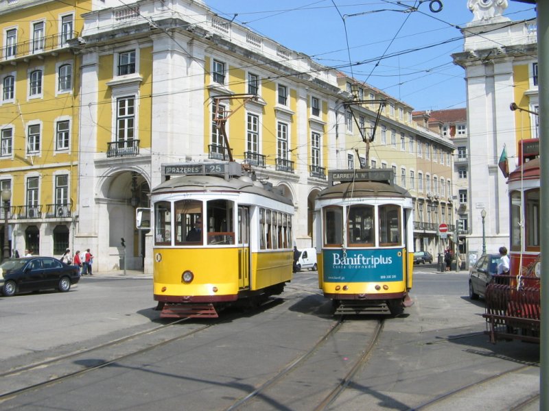 10.04.07,Straenbahnen Lissabon.