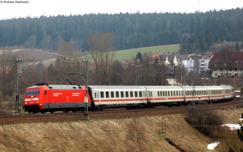 101 *** mit dem IC 2370 am km 69,8  5.4.08