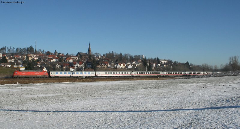 101 *** PEP mit dem IC 2270 (Konstanz-Stralsund) am km 70,0 30.12.08