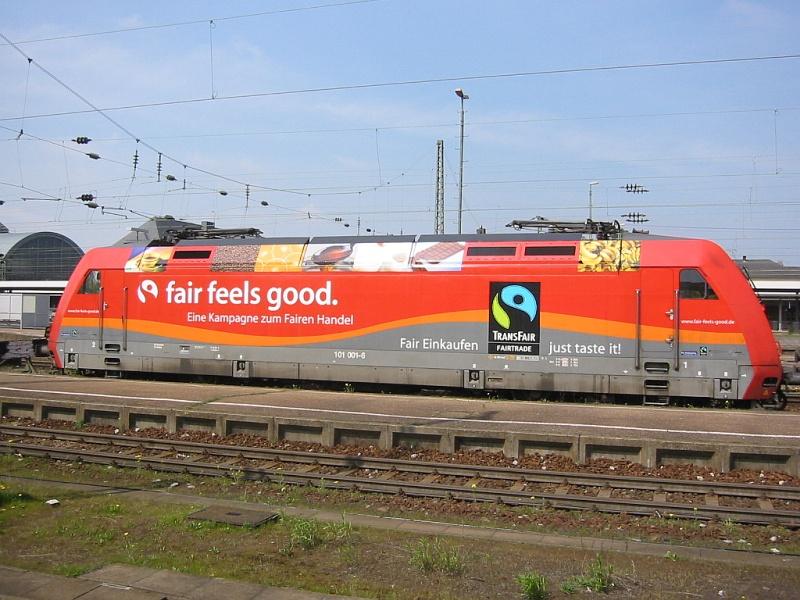 101 001  fair feels good  am 16.04.2005 in Karlsruhe Hbf.