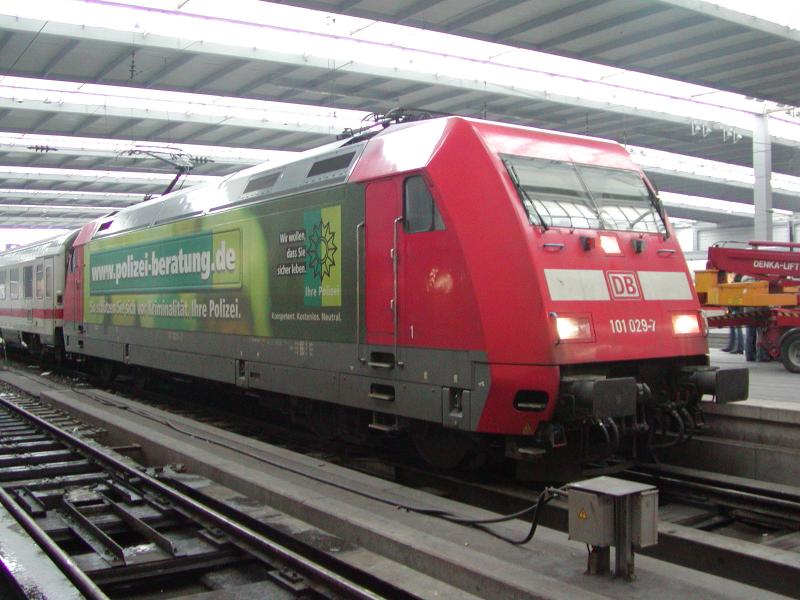 101 029-7 Polizei am 04.01.2006 in Mnchen Hbf