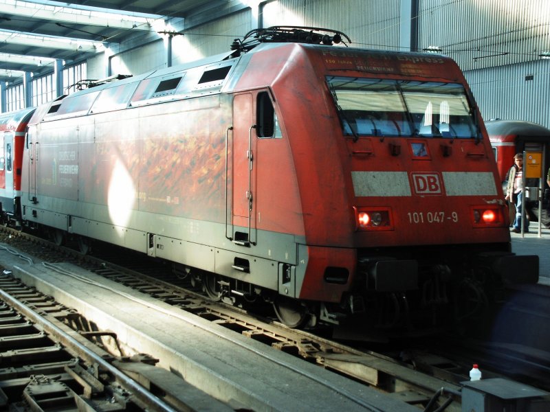 101 047 am 13.03.2007 in Mnchen Hbf