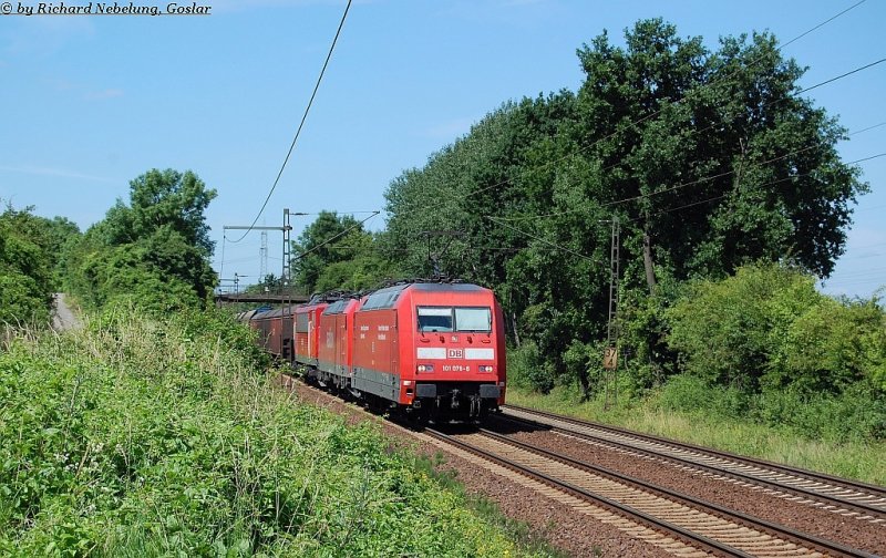 101 076 + 185 168 + 155 191 am 24.06.08 durch Ahlten Richtung Lerthe