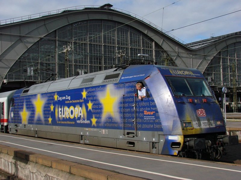 101 101-4 am 23.08.2008 in Leipzig Hauptbahnhof