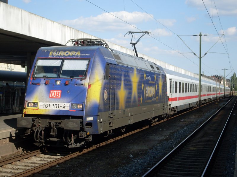 101 101-4 mit einem IC von Leipzig nach Kln in Hannover HBF