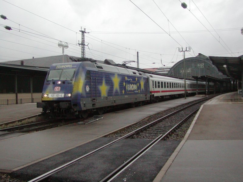 101 101 Europa am 9.12.2006 in Karlsruhe Hbf