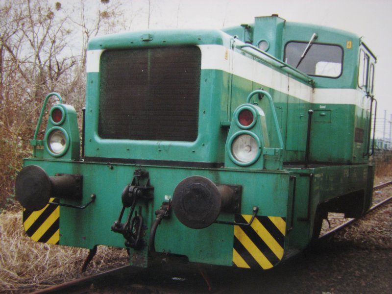 102 004 der ITL stand am 04.03.06 im Alberthafen von Dresden abgestellt.