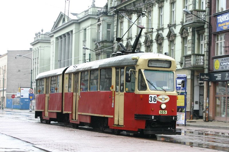 102Na - Wagen 165 Linie 36 in Katowice am 13.08.2006