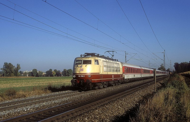 103 158  bei Augsburg Hochzoll  06.10.97
