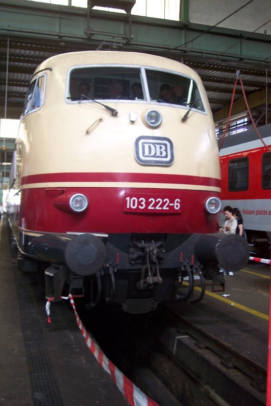 103 222 im BW M�nchen-Pasing. 
31.05.08, Tag der offenen T�r. 